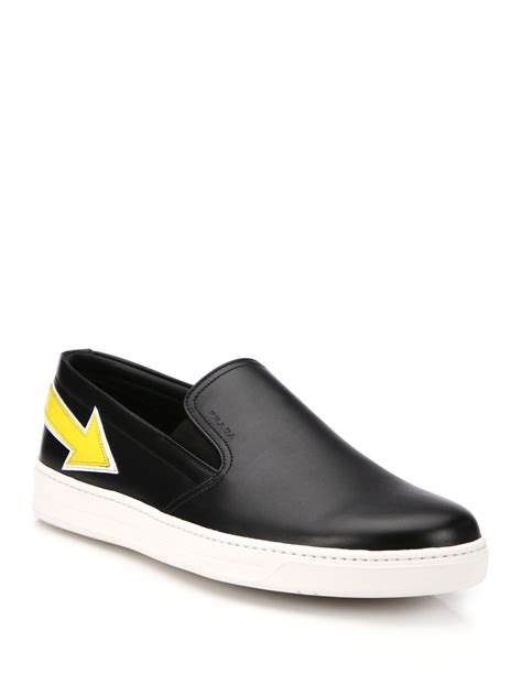 prada slip on herren|Prada slip on sneakers sale.